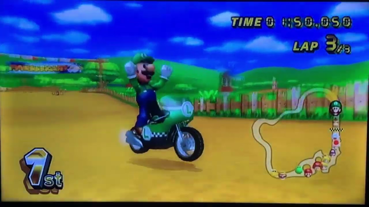 Mario Kart Wii Walkthrough Part 17 (Wii) - Mushroom Cup 150cc