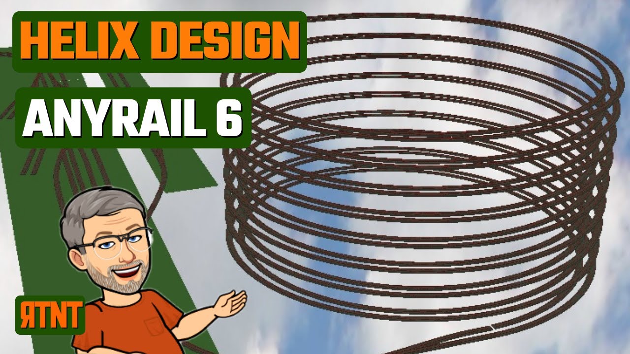 Design a Helix Using Anyrail6 For Your Model Railroad Layout