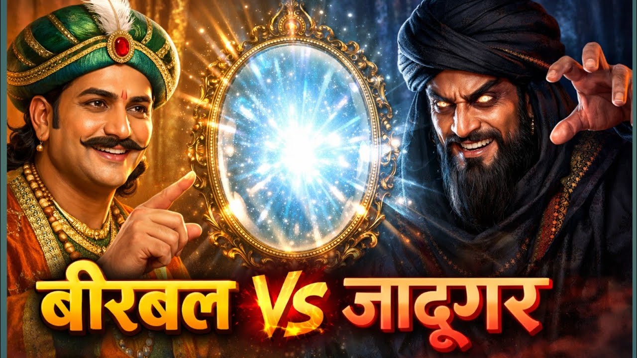 जादूगर का जादुई आईना… लेकिन बीरबल ने खोल दी पोल! 😲 | Akbar Birbal Story | अकबर बीरबल कहानी 