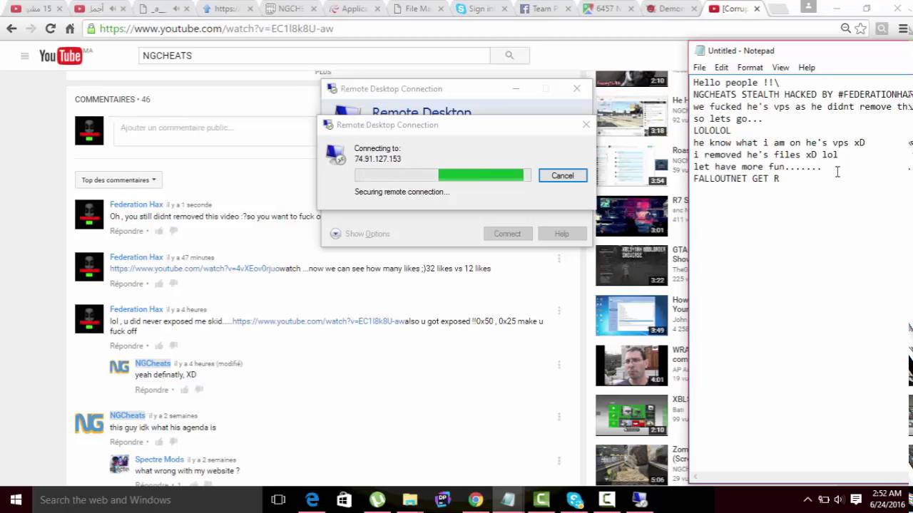 NGCHEATS STEALTH FalloutNet + Shadow  Get rekt By Fed