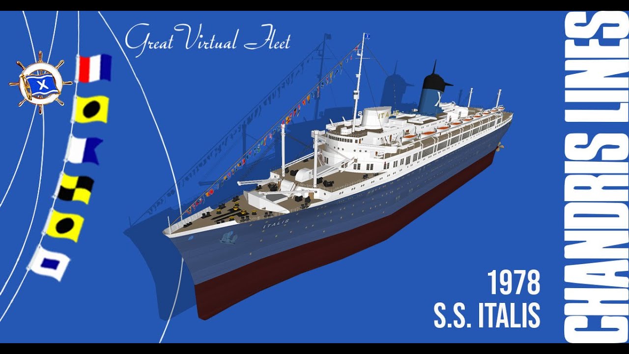 ss Italis crossing the sea