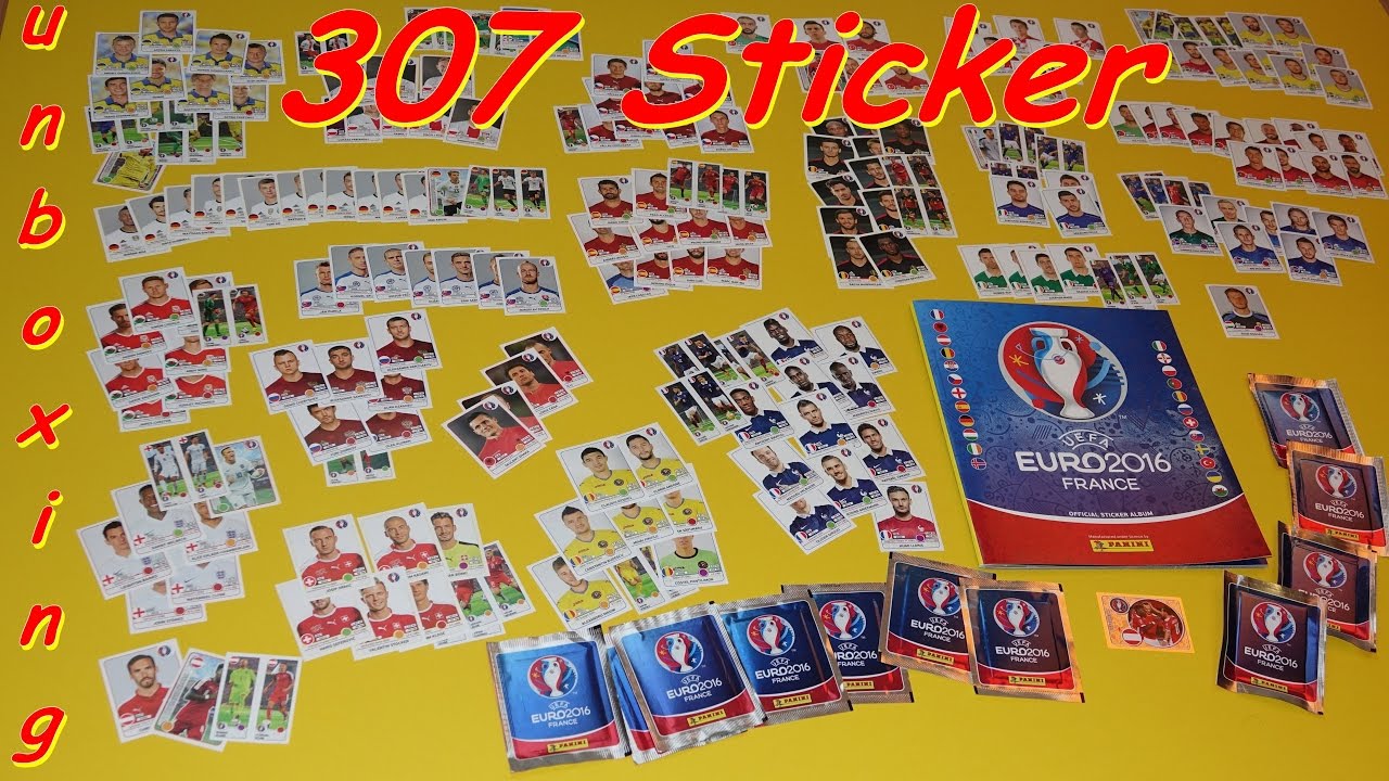 PANINI STICKER UEFA CUP 2016 new sticker for Panini Album Big unboxing2