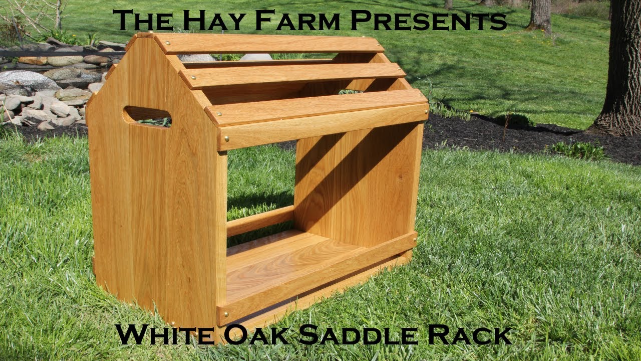 #23 DIY Saddle Rack / Saddle Stand Made out of White Oak