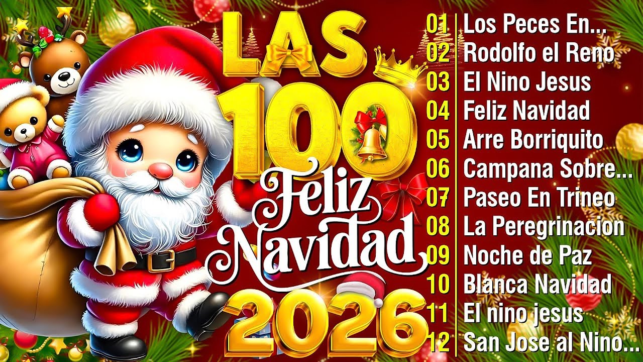 Feliz Navidad Villancico 🤶🏻 Los 50 Mejores Villancicos Navideños 🎅 MÚSICA DE FELIZ NAVIDAD 2026