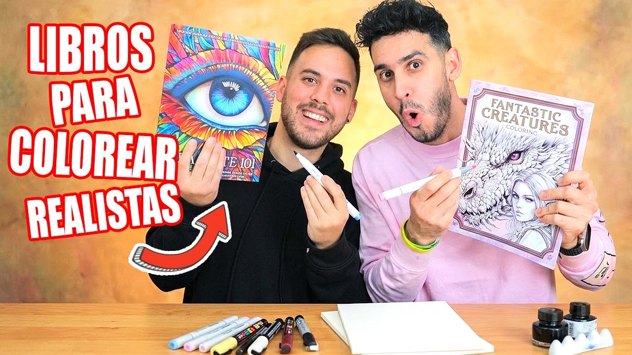Artemaster vs HaroldArtist⁩ coloreando libros: &iquest;QUI&Eacute;N tiene M&Aacute;S TALENTO? ​🤔​✍🏻​