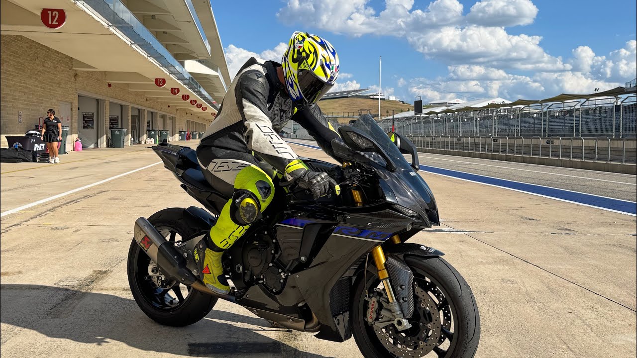 MEU PRIMEIRO TRACK DAY NOS E.U.A | YAMAH R1M COTA - CIRCUIT OF AMERICA