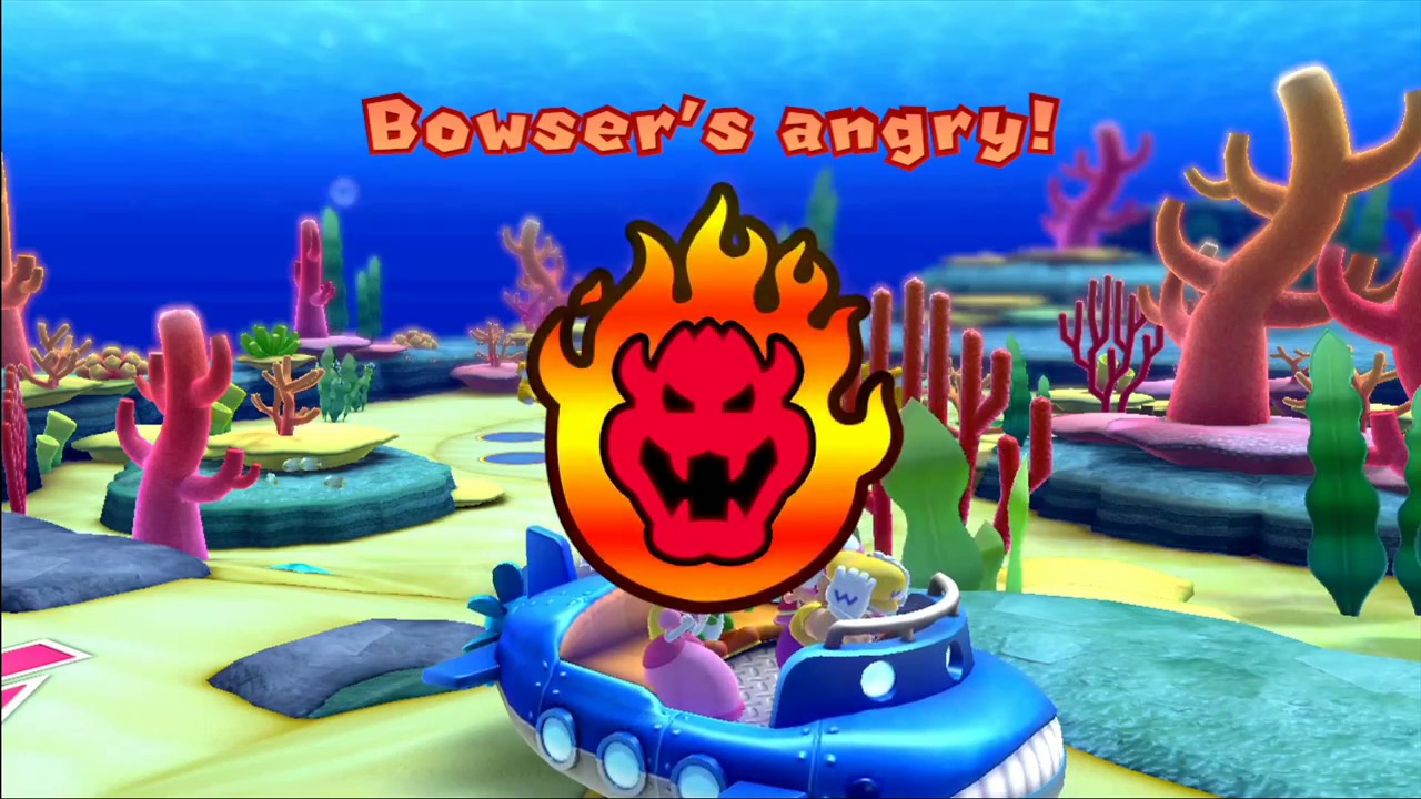 Mario Party 10 - Whimsical Waters (Bowser & Team Mario) Toadette, Wario, Yoshi, Peach #109