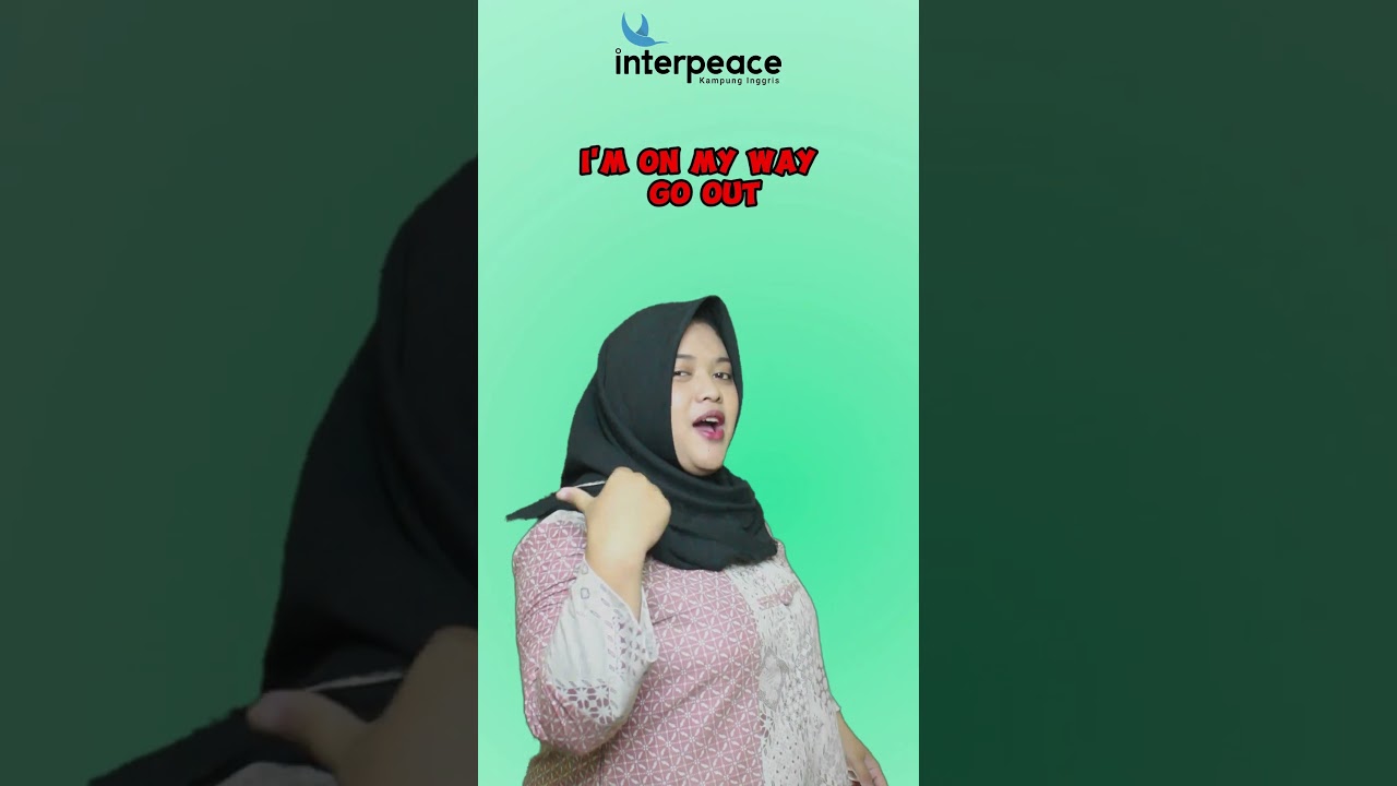 Udah ngga jaman dong pakek goodbye 😎😎#kampunginggris #kampunginggrispare #englishcourse #interpeace