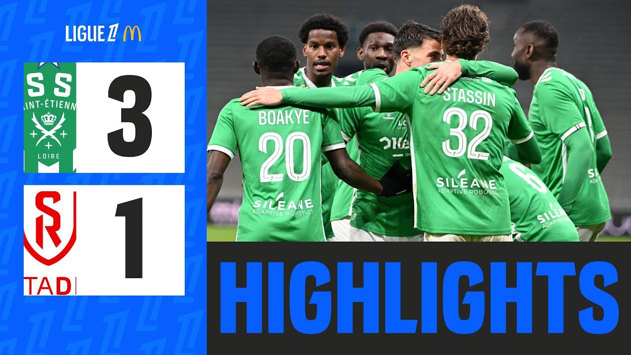 St-Étienne RENVERSE Reims et quitte la zone rouge | 16ème journée - Ligue 1 McDonald's 24/25