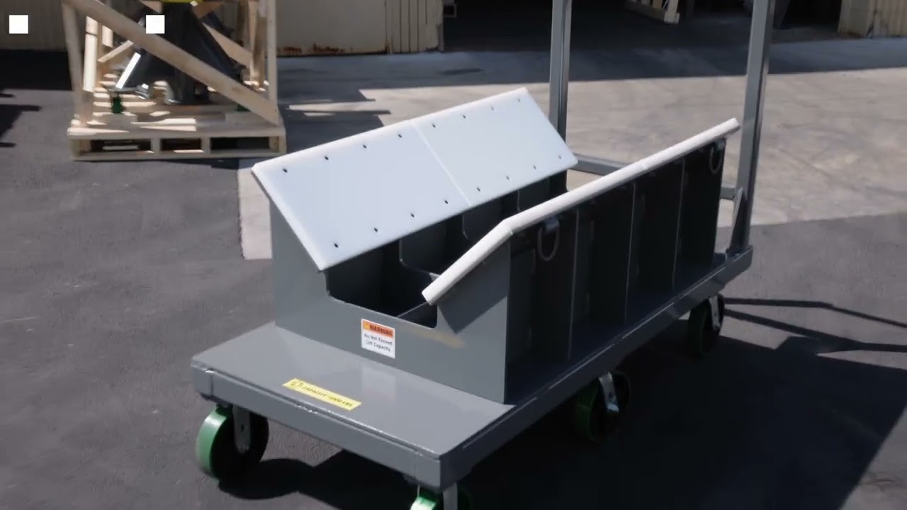 Aviation & Aerospace Assembly Heavy Duty Mobile Industrial Cart