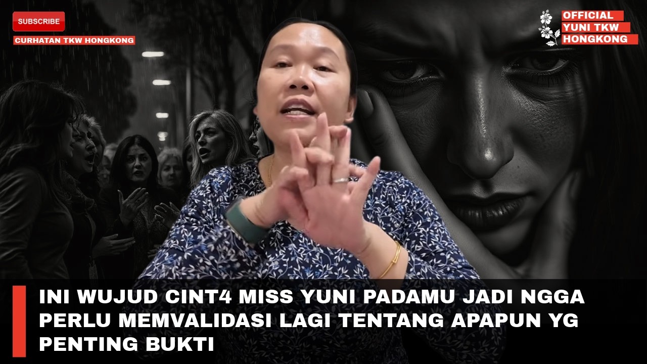 INI WUJUD CINT4 MISS YUNI PADAMU JADI NGGA PERLU MEMVALIDASI LAGI TENTANG APAPUN YG PENTING BUKTI