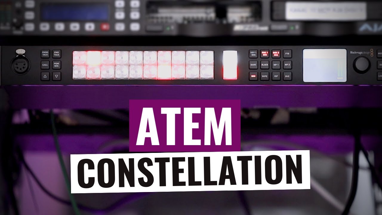 ATEM Constellation HD 2 M/E + ATEM 1 M/E Advanced Panel 10