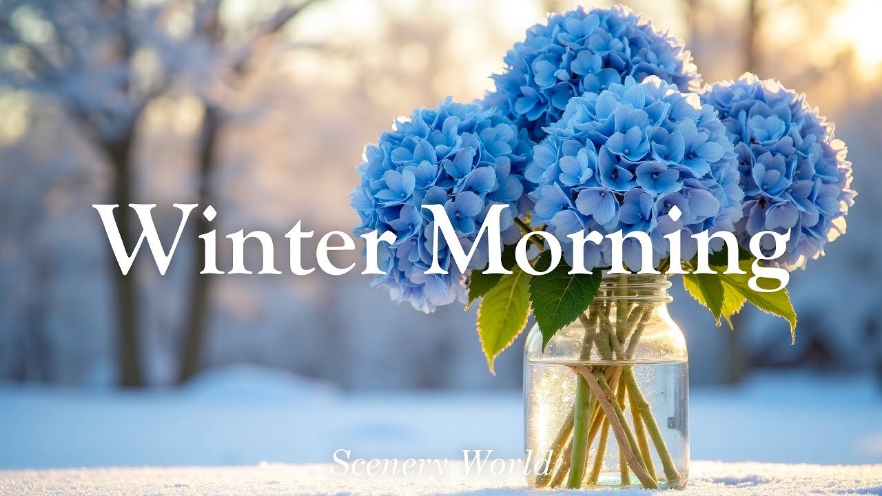 겨울 아침 감성 힐링 피아노 플레이리스트 ❄️ 하루를 부드럽게 여는 잔잔한 선율 - Winter Morning | Scenery World