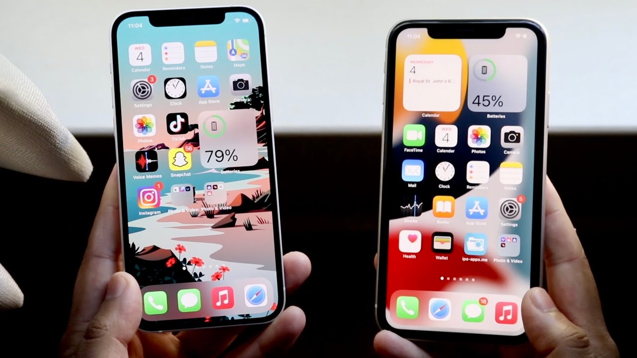 iPhone 12 против iPhone 11 в 2021 году! (Сравнение) (Обзор)