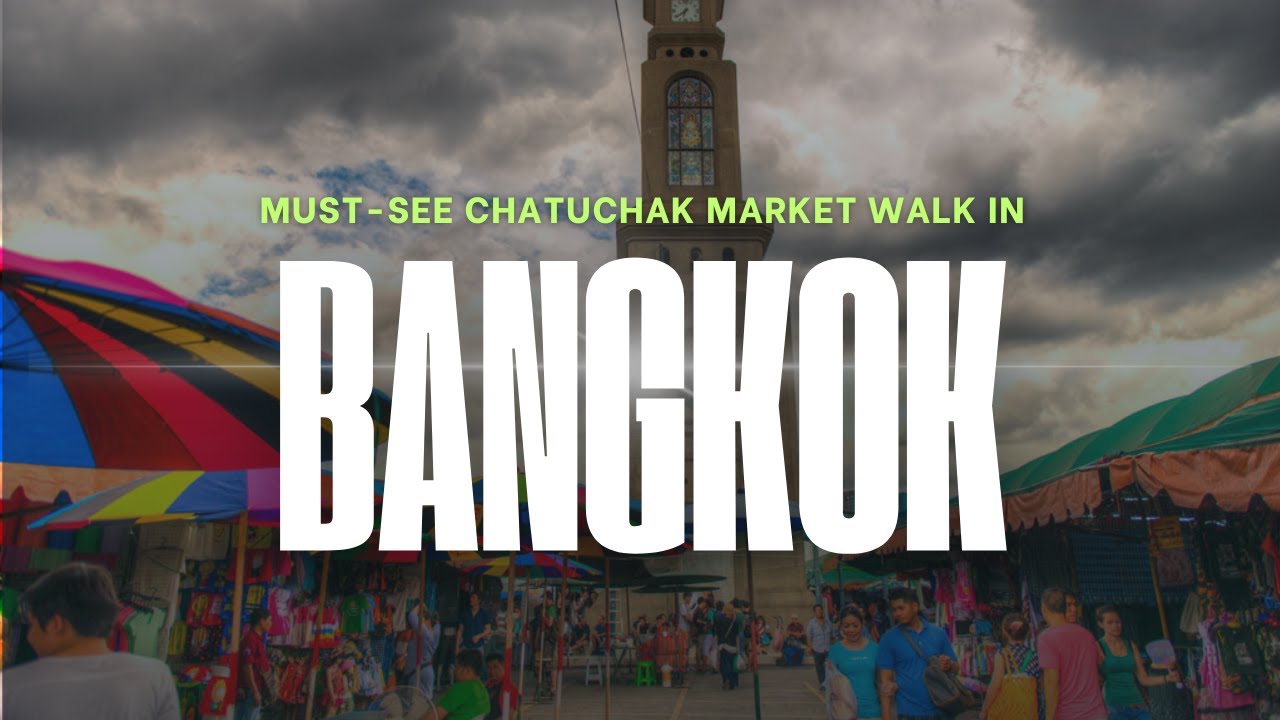 🚨 MUST-VISIT Bangkok Market! Chatuchak Weekend Market Walkthrough 🛍️🔥 (Hidden Gems & Street Food!)