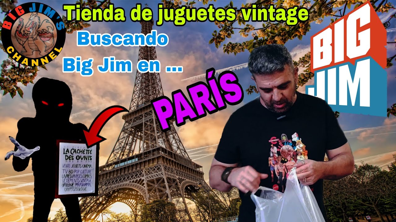 Buscando Big Jim en París. Mercado de pulgas. Marché Dauphine