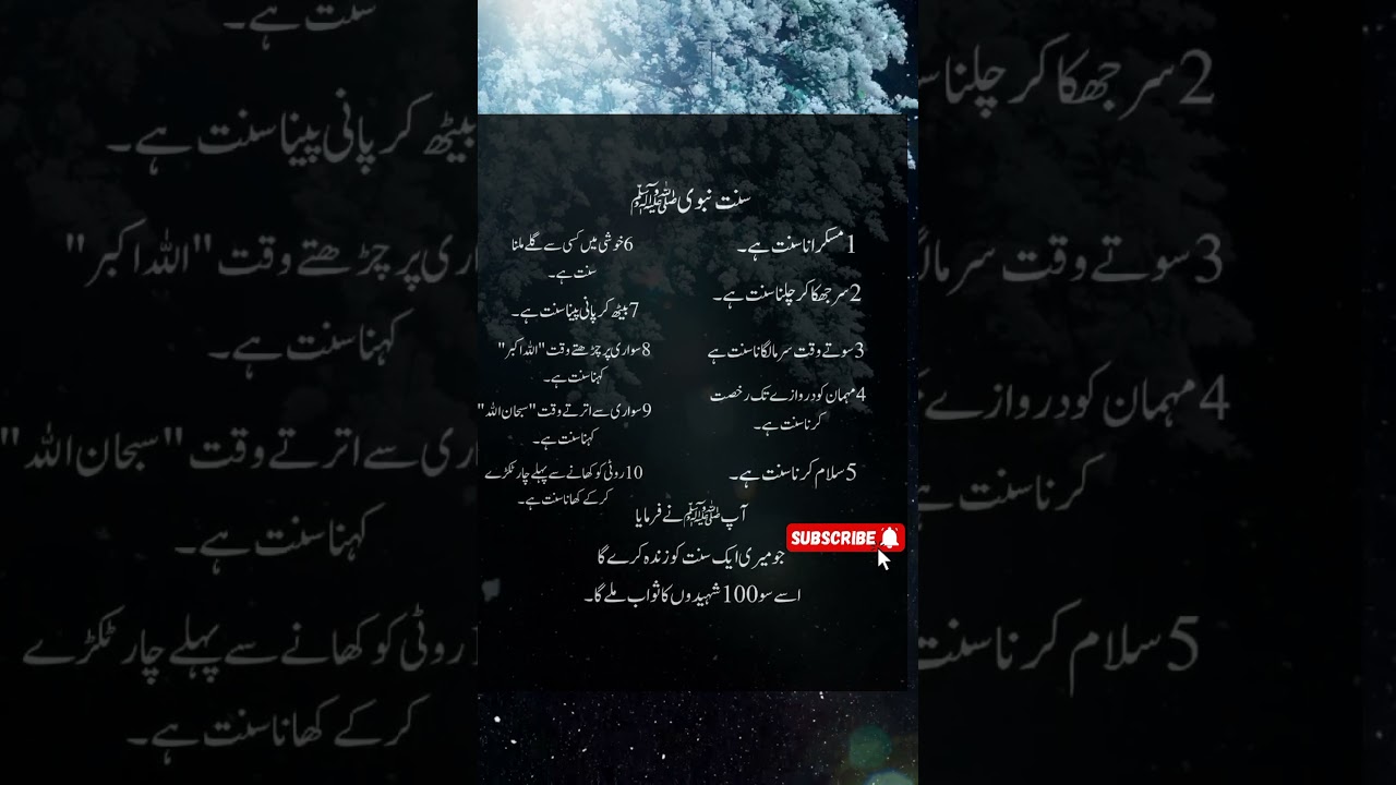 Sunnat E Rasool ﷺ ❤️| Life's Rule #islam #fikreakhrat #ytshorts #youtubeshorts