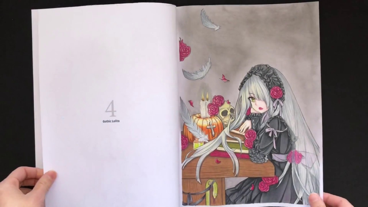 Colouring Heaven Anime Special - Flip through with completed pictures