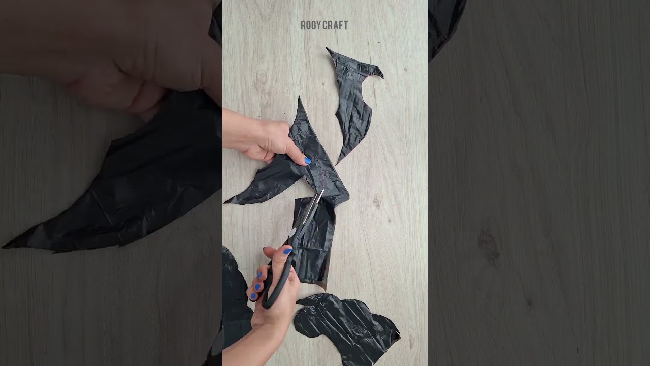 DIY Halloween Window Decorations | Easy Spooky Window Ideas with Trash Bags🕸️