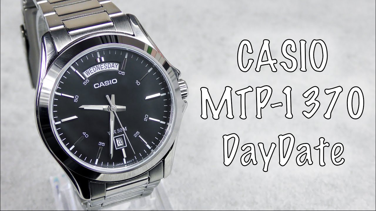 Casio MTP-1370 DayDate Watch. The CHEAPEST Alternative DayDate Watch: Unboxing & Review