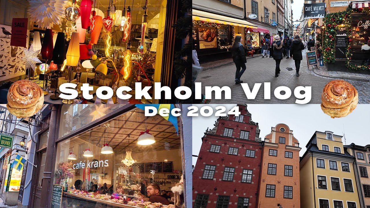 ストックホルムvlog🇸🇪スウェーデンの全てに圧倒される日本人夫婦