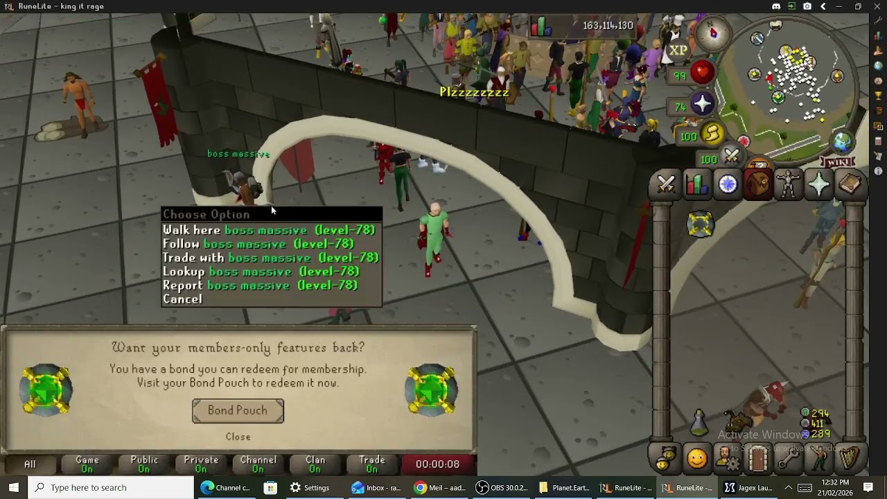 OSRS WEIRD TRADING BUG? AND LOGOUT BUG, NORMAL STUFF ?