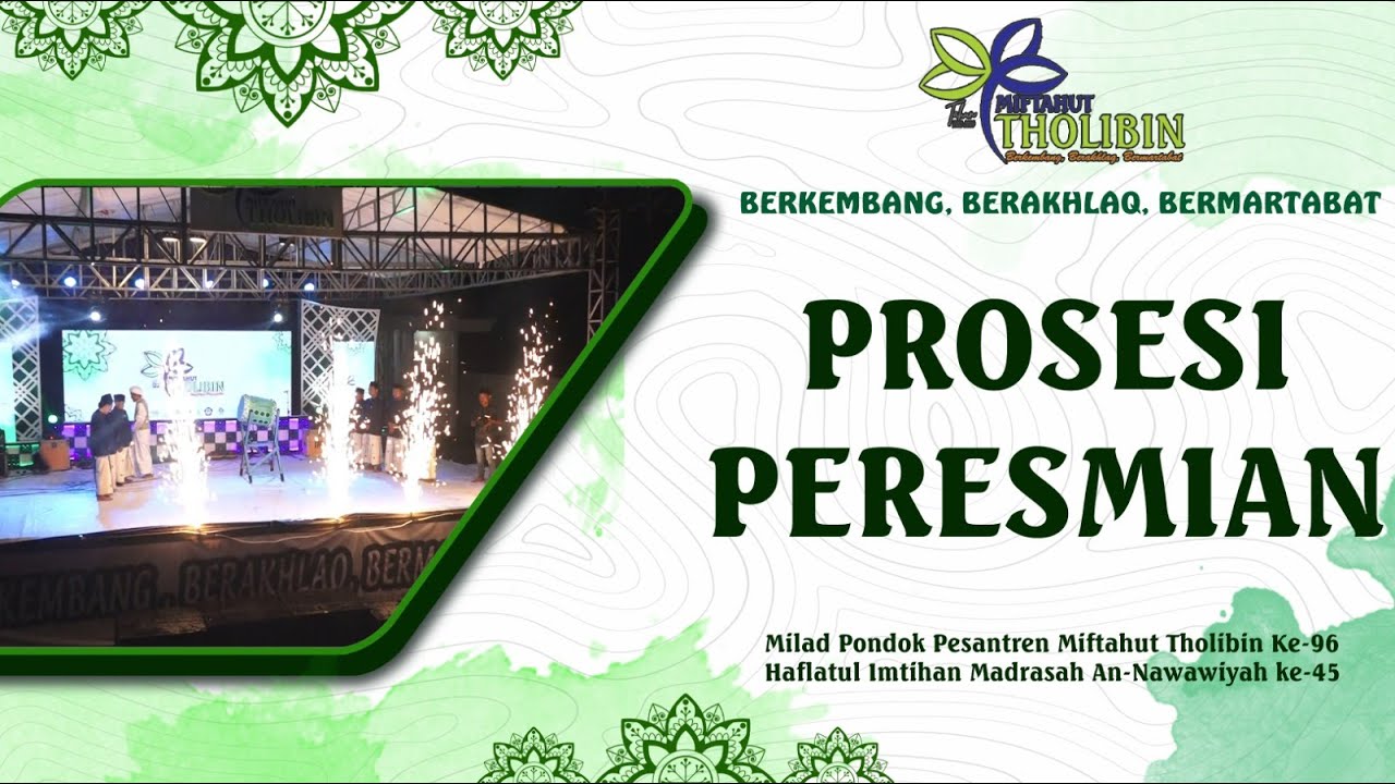 PERESMIAN ACARA | MILAD 96