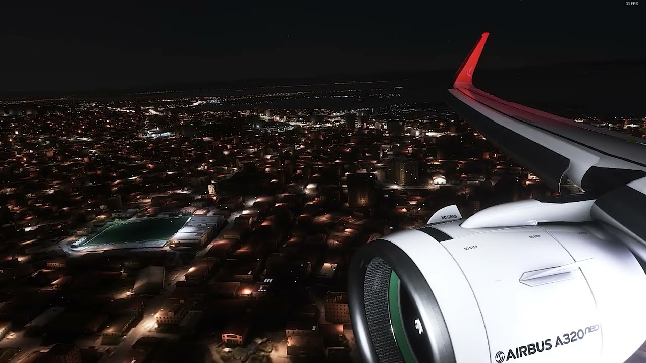 LTFJ Istanbul, Sabiha &minus;120 fpm A320N Landing