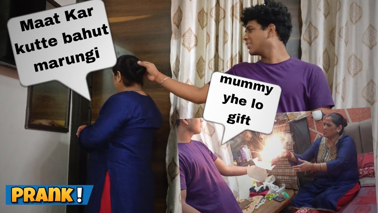 Long hair bun opening Prank on mummy||🤣 irritating prank||😭 prank gone wrong 😳