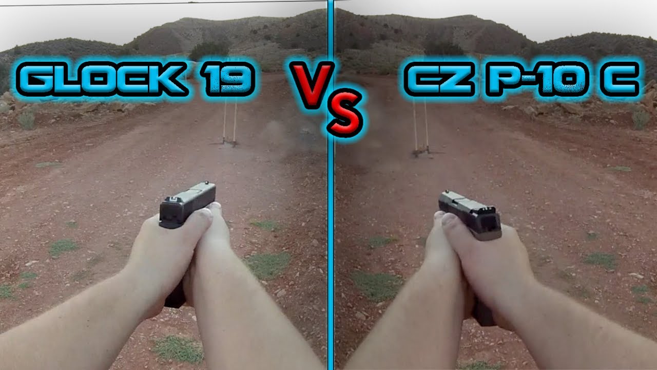 CZ P-10 C VZ GLOCK 19  |  Shooting Comparison