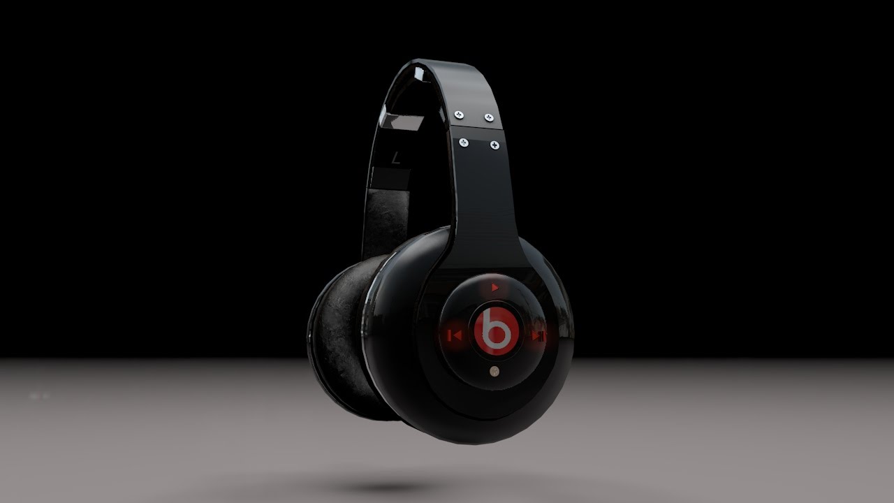 beats by dr.dre. Speed modeling Cinema 4D