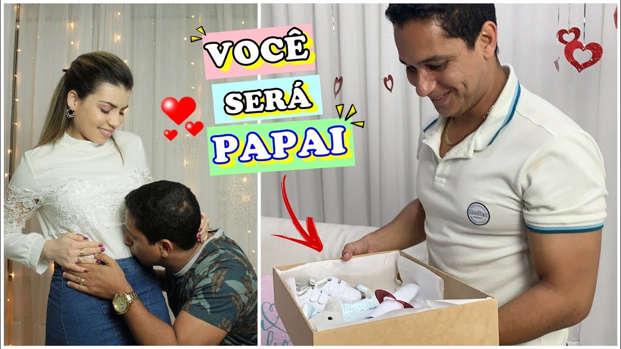 VOCÊ VAI SER PAI! CONTANDO GRAVIDEZ PARA O MARIDO | PALOMA SOARES