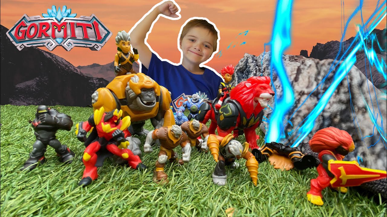 Gormiti | Zachary Toys and Fun Presents Rock and Fire vs The Darkans!