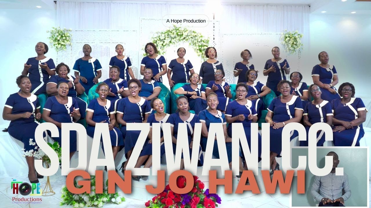 Gin jo hawi by SDA Ziwani church choir 4k // Hope Productions studio