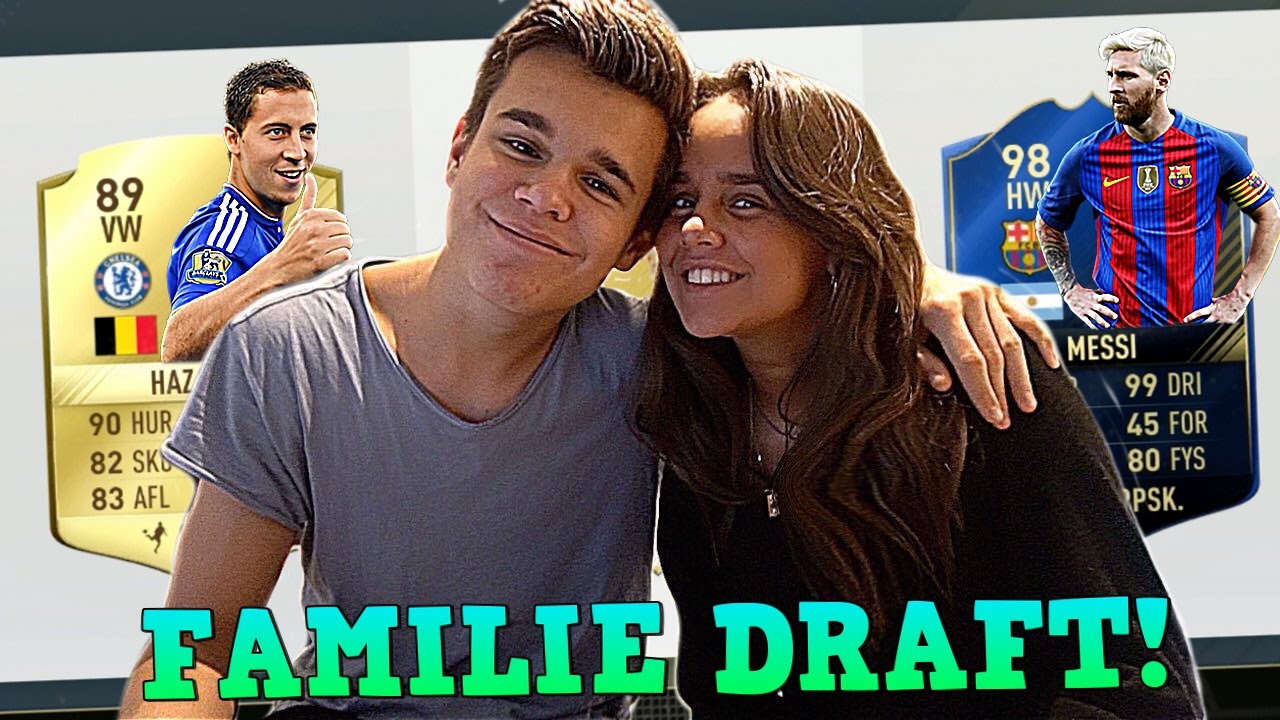 FAMILIE DRAFT MED MIN SØSTER!