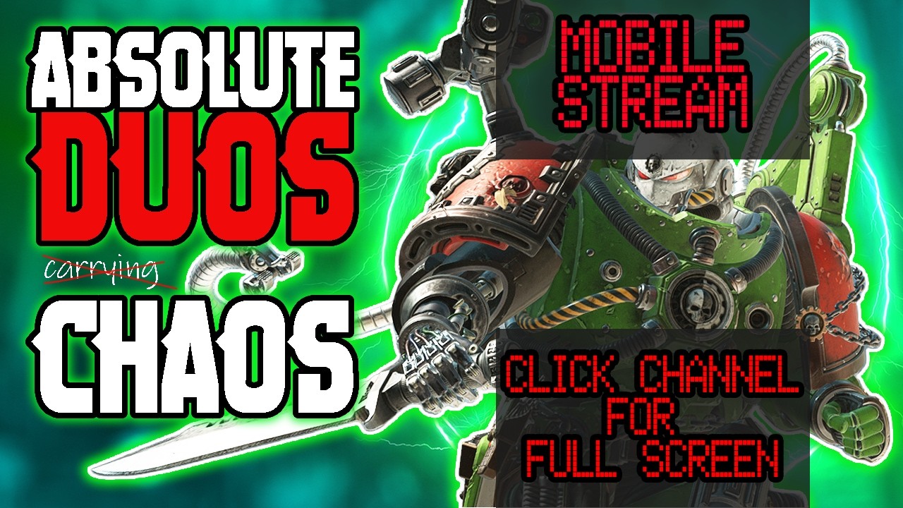 ⚡Mobile⚡DROPS⚡DUO Absolute shenanigans into Techmarine BUILDS - Space Marine 2