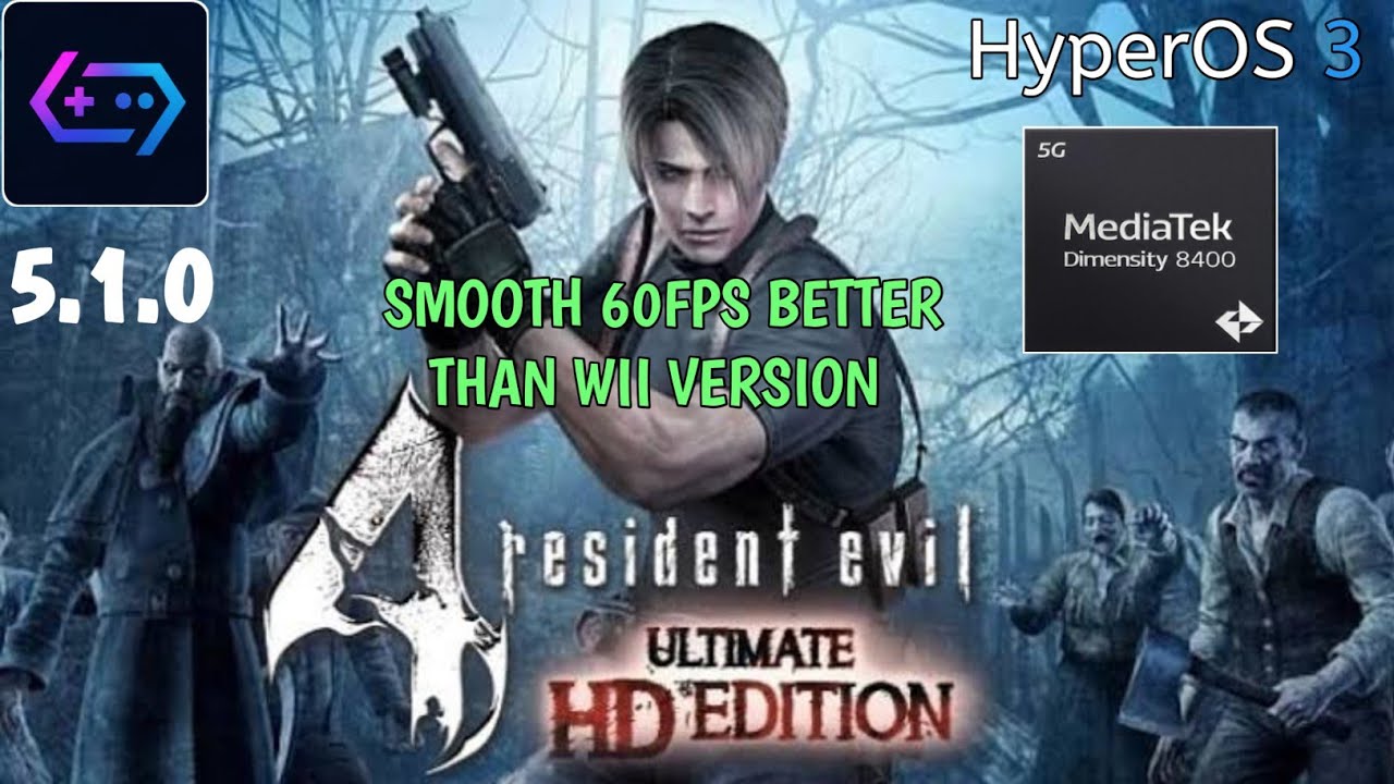RESIDENT EVIL 4 UHD | GAMEHUB LITE 5.1.0 ANTUTU | POCO X7 PRO 