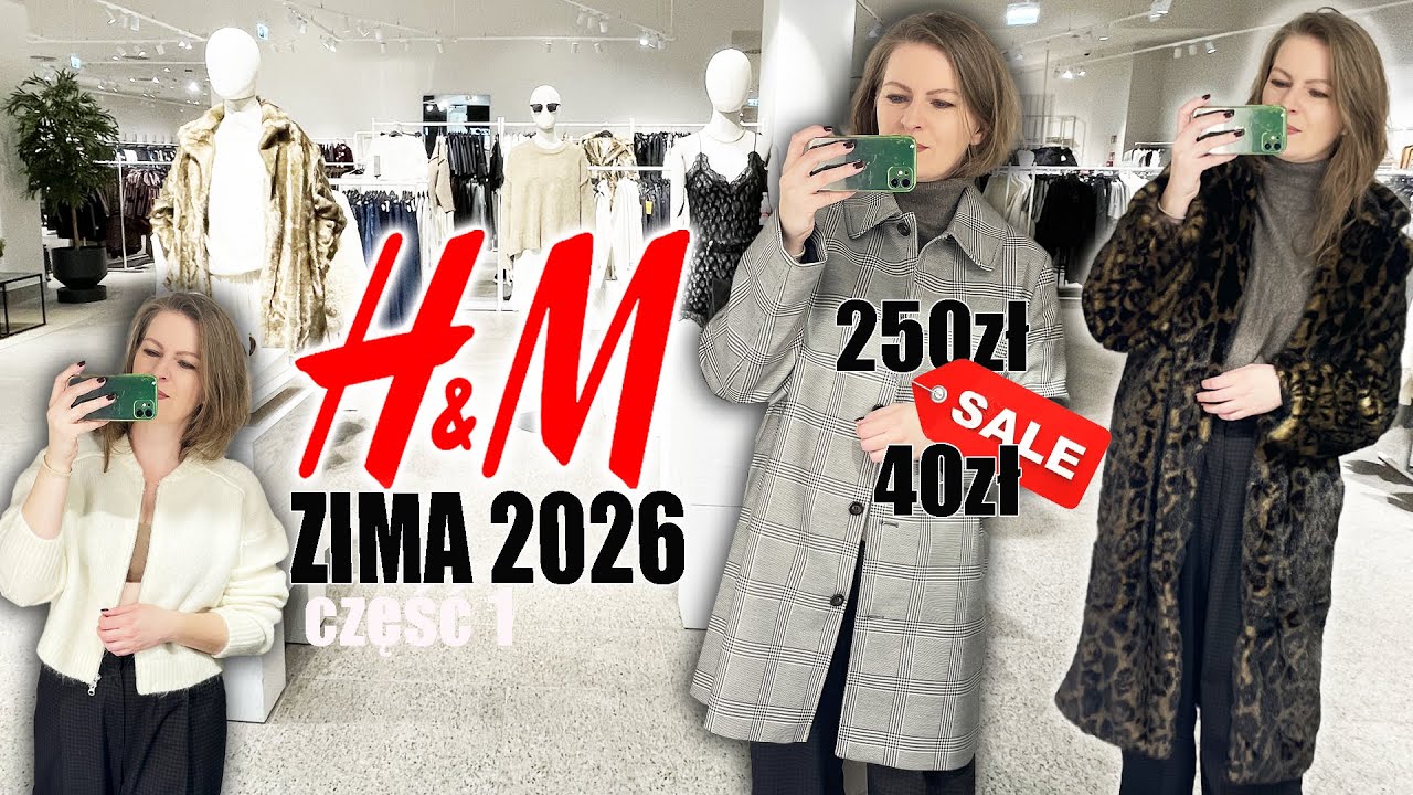 ŚWIETNE ZNIŻKI! PRZEGLĄD ZIMOWEJ KOLEKCJI I WYPRZEDAŻY H&M I MIERZYMY TRENDY ZIMA 2026 