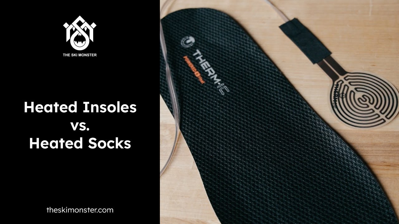 Heated Insoles vs. Heated Socks: Which is best for Skiing