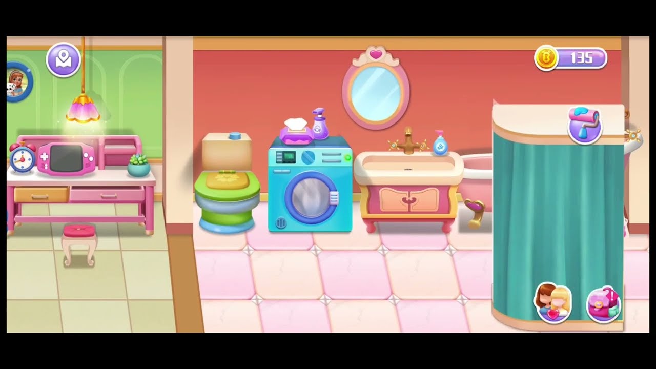 Little Panda's Girls Town !!! House Interior Decoration !!! Part - 1 !!!