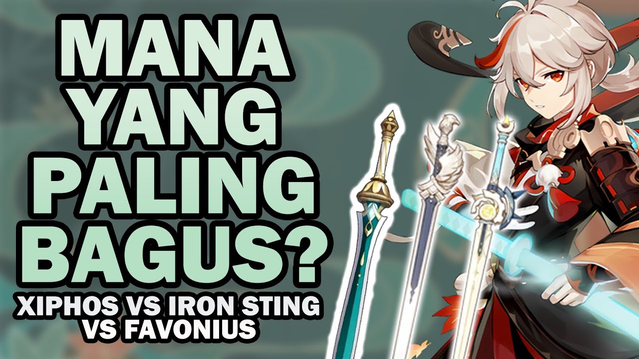 PERBANDINGAN XIPHOS MOONLIGHT VS FAVONIUS SWORD VS IRON STING! | Top Up di VayGameStore