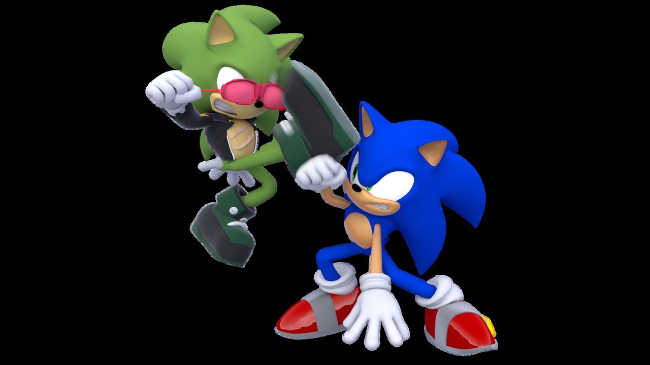 SSF2 Mod Battle: Sonic V3 Vs Scourge (Normally)