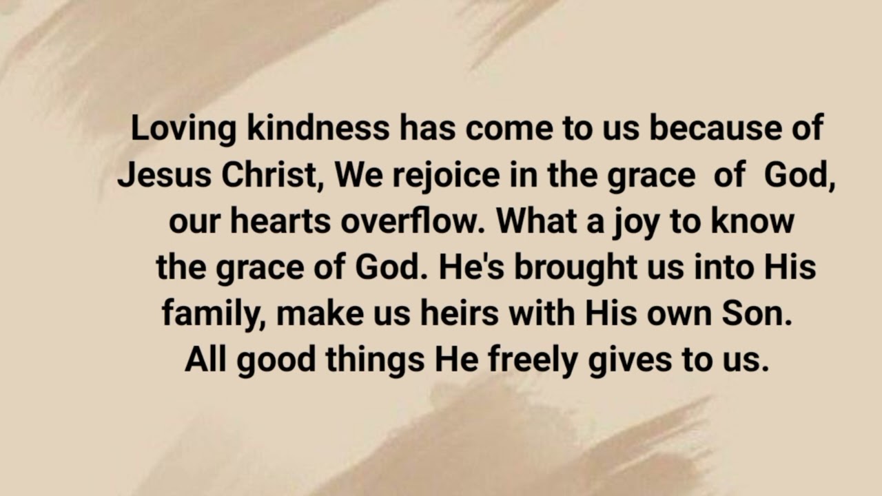 We Rejoice in the Grace of God(SATB)/piano instrumental