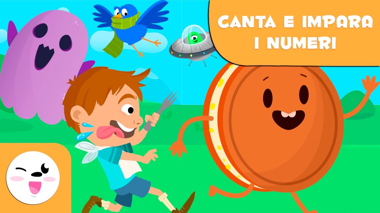 La canzone dei numeri - L’avventura di Ghiotto nel mondo dei numeri - impara a contare da 1 a 10