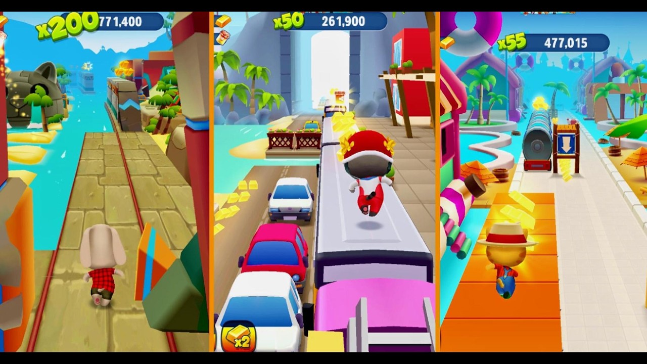 Talking Tom Gold Run FlyingWorld,Christmas,Summer - Ben vs Campion Tom vs Farm Ginger (android)