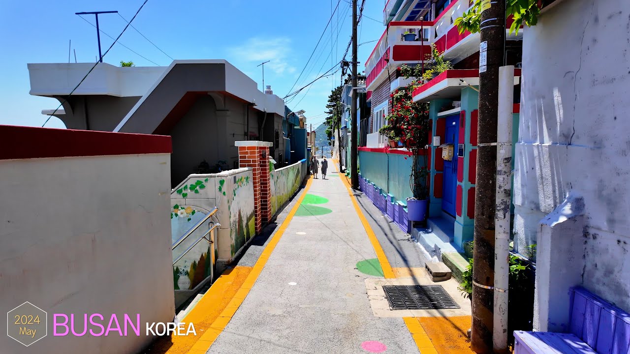 Walking from Nampo-dong Jagalchi Market to Busan Station •[4k] Busan, Korea
