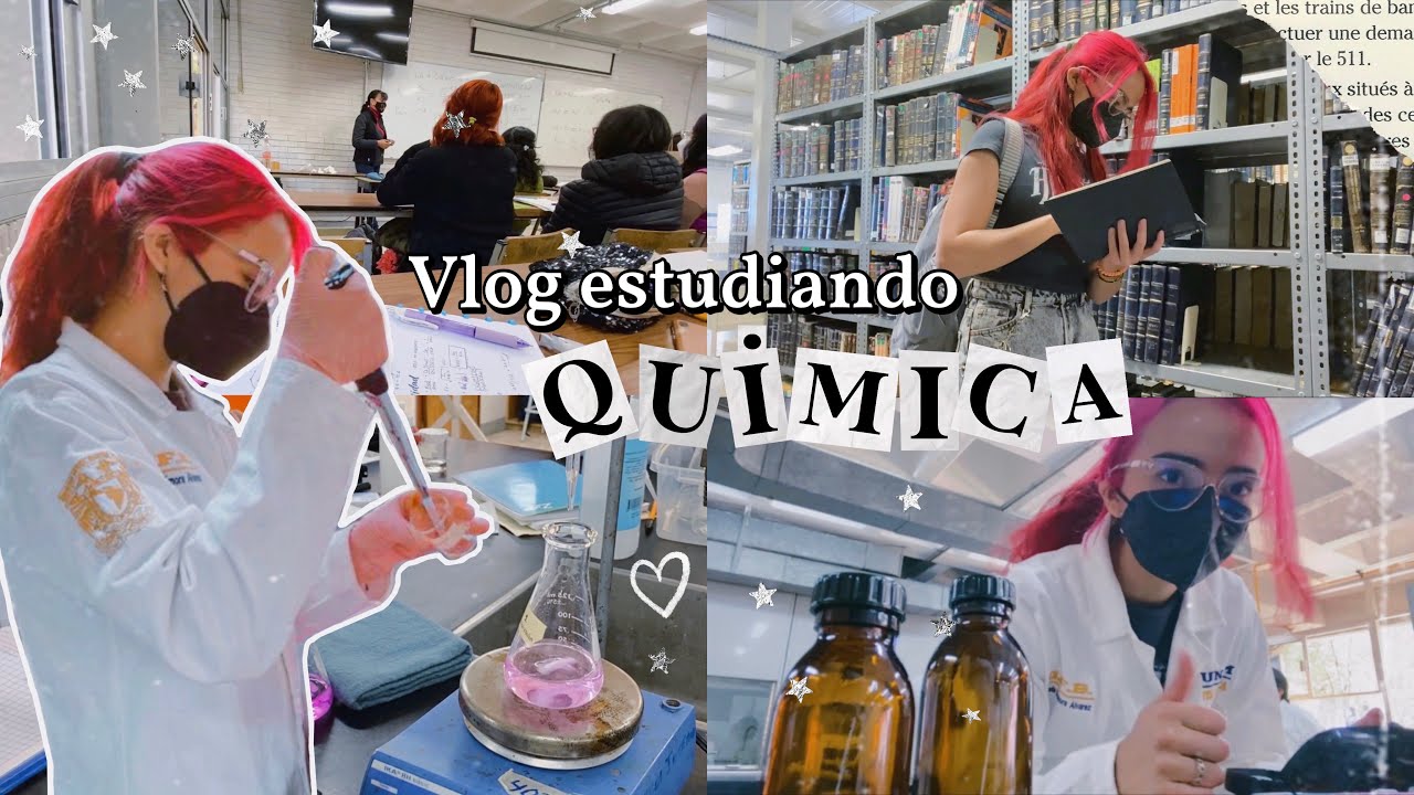 una SEMANA CONMIGO estudiando QUÍMICA en la UNAM vlog- DanielaGmr ✨