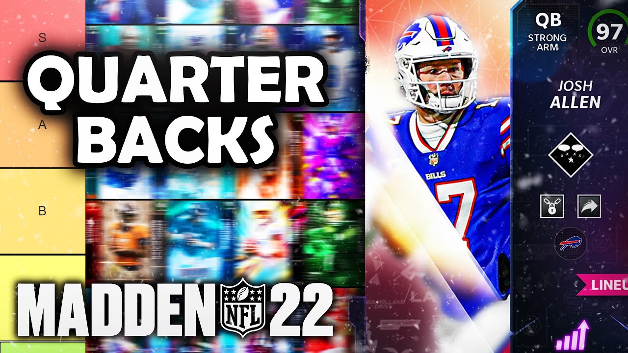 RANKING the BEST Quarterbacks in Madden 22 Ultimate Team (Tier List)