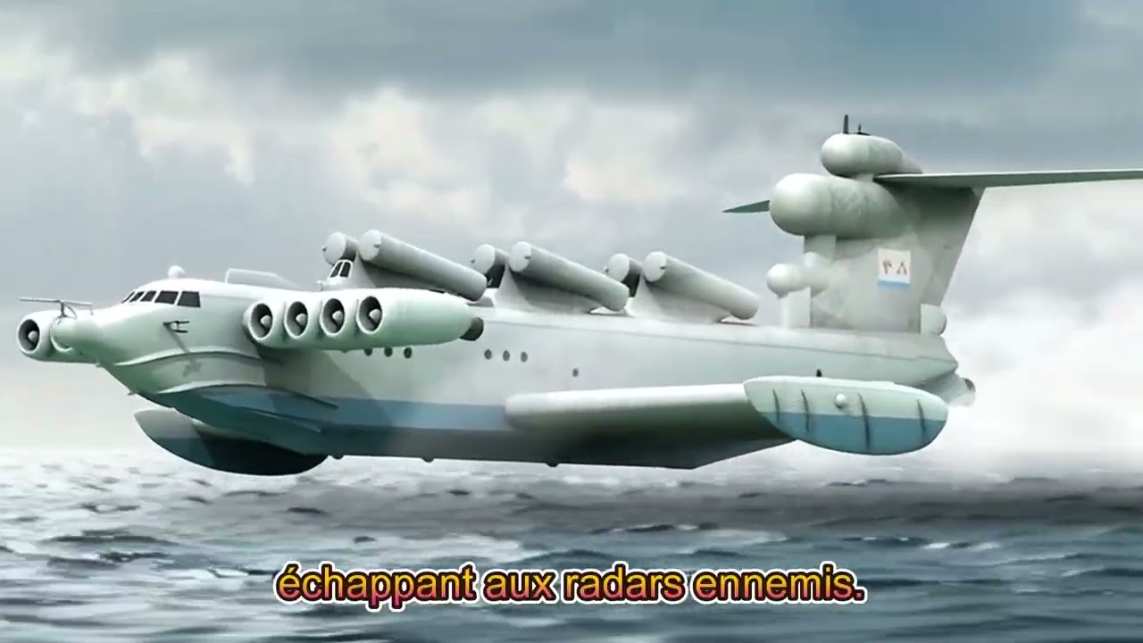 Le monstre de la mer Caspienne, L'Ekranoplan #russie #inventions #avion #pourtoi #curiosit&eacute;