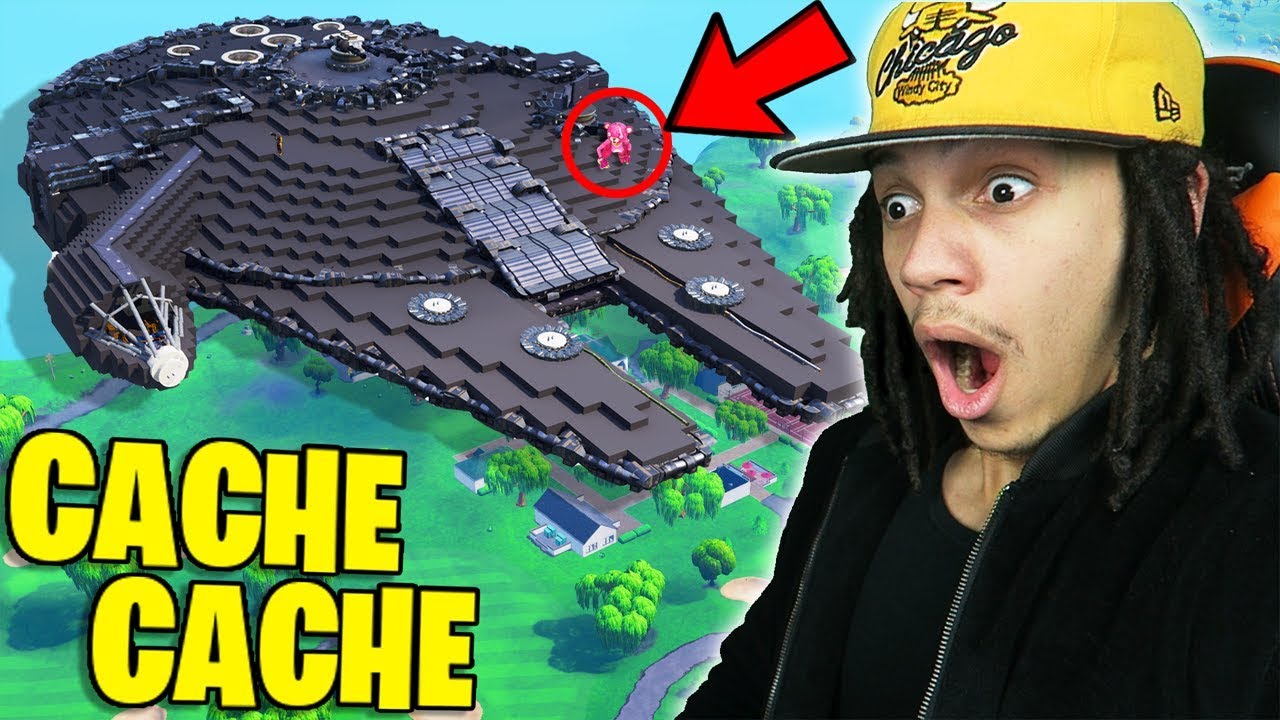 CACHE CACHE MAP STAR WARS !! FORTNITE